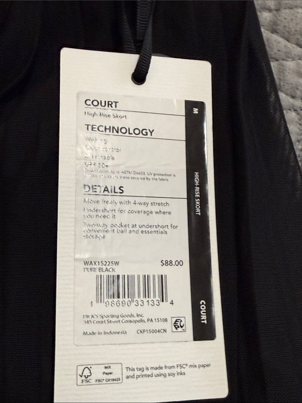 Calia Court high rise skirt size M NWT - Picture 4 of 6